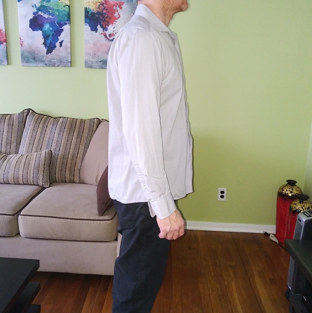 Tommy Hilfiger light gray shirt - Picture 2 of 4